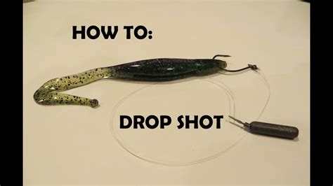 How To: Drop-Shot Fishing for Bass - YouTube