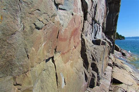 Agawa Rock Pictographs - Lake Superior Circle Tour