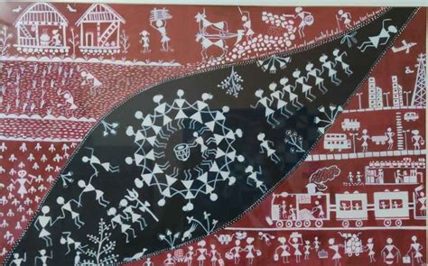 Environment, Warli Folk Art - International Indian Folk Art Gallery