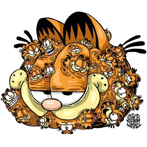 Garfields on Garfield. Artwork by me. : r/imsorryjon