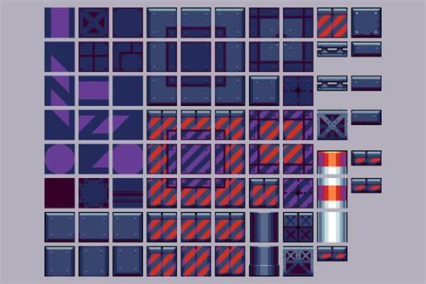 Free Industrial Zone Tileset Pixel Art Download - CraftPix.net