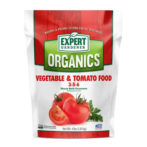 Expert Gardener Organics Vegetable & Tomato Food, 4 lb Fertilizer, EG4TV - Walmart.com - Walmart.com