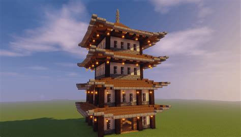 I'm trying out Japanese building style : r/Minecraft