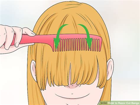 3 Ways to Razor Cut Bangs - wikiHow