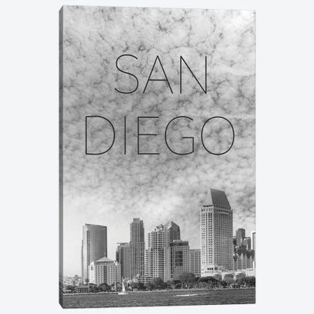 Colorful San Diego Skyline Ca - Canvas Art Print | Joseph S. Giacalone