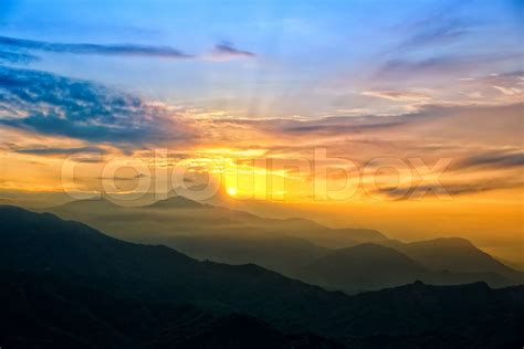 Sunrise over The Himalayas | Stock image | Colourbox