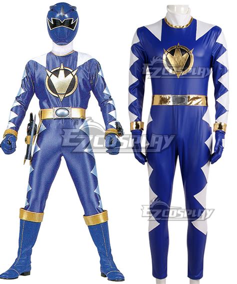 Power Rangers Dino Thunder Blue Dino Ranger Cosplay Costume