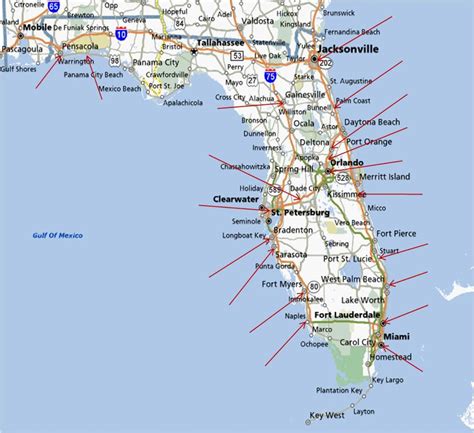 Map Of Florida Running Stores - Map Of Florida Naples Tampa - Printable Maps