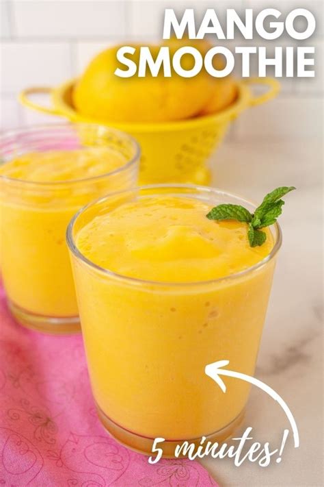 Mango Smoothie -Cool and Refreshing | It is a Keeper