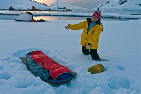 Camping on Antarctica