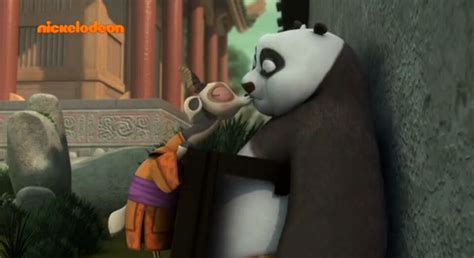 Kung Fu Panda Po And Tigress Kiss