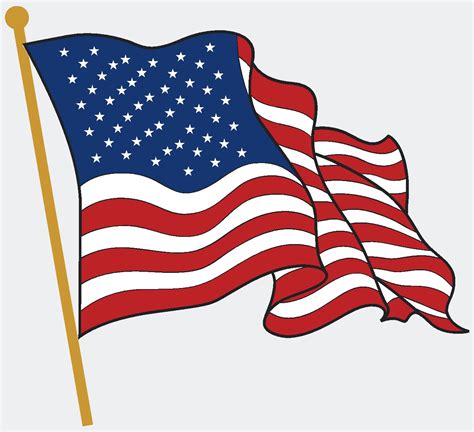 USA Flag Clip Art In SVG Format