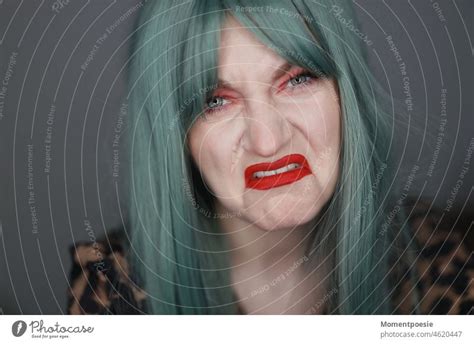 grimace facial expression - a Royalty Free Stock Photo from Photocase