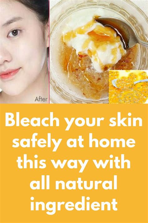 Take Care Of Your Skin With These Simple Steps | Bleaching your skin, Natural ingredients, Skin ...