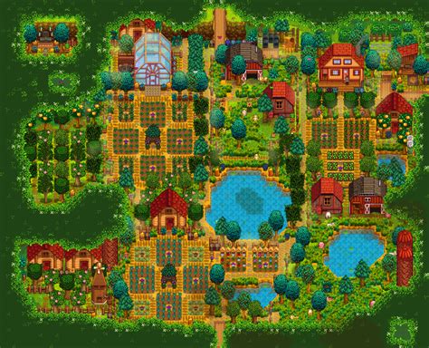 Stardew Valley Forest Farm Layout - This Is My Current Layout Of Forest ...