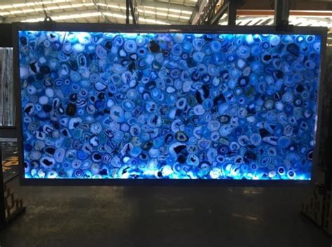 Backlit Blue Agate Onyx Marble Slab - China Stone Products Supplier - KPH STONE