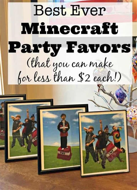 DIY Minecraft Party Favors (for Less Than $2!) - MomOf6