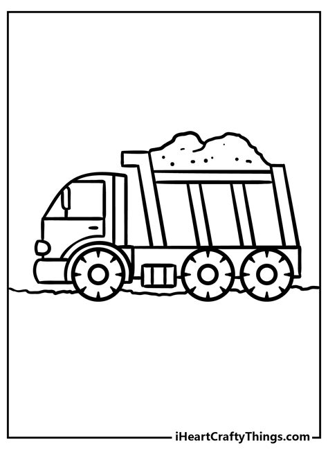 Garbage Truck Coloring Pages