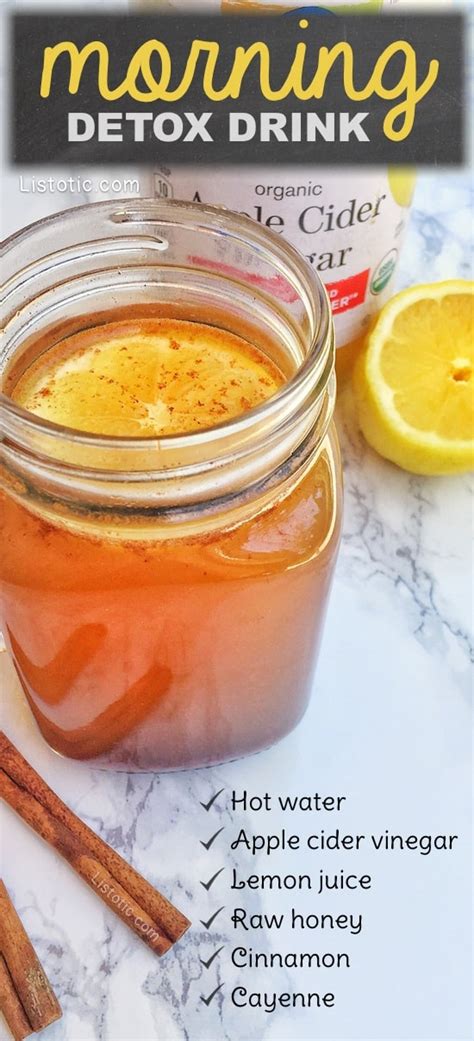 Invigorating Apple Cider Vinegar Detox Drink Recipe