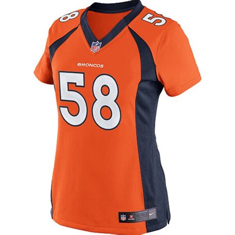 Women's Denver Broncos Von Miller Nike Orange Limited Jersey - NFLShop.com