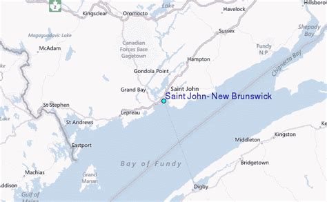 Saint John, New Brunswick Tide Station Location Guide