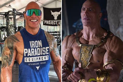 WWE legend The Rock reveals incredible body transformation for hit movie Black Adam - and had NO ...