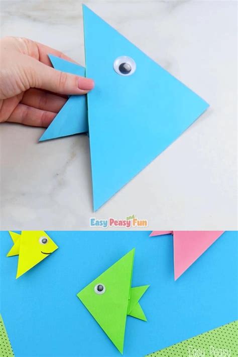 Easy Origami Fish – Origami for Kids – Diy Crafts For Home Projects 2020