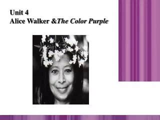 PPT - The color purple Alice Walker PowerPoint Presentation, free ...