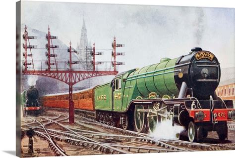 Flying Scotsman Steam Locomotive Wall Art, Canvas Prints, Framed Prints ...