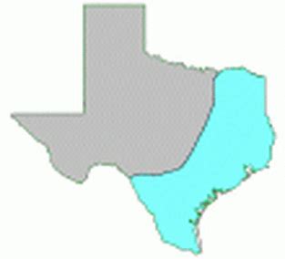 Gulf Coastal Plains - Regions of Texas