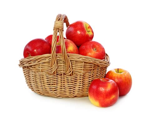 wallpaper apples, basket, fruit HD : Widescreen : High Definition ...