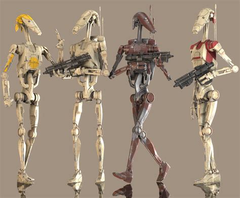 B1 Battle Droids by Yare-Yare-Dong on DeviantArt