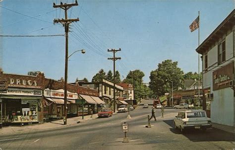 Main Street Bernardsville, NJ Postcard