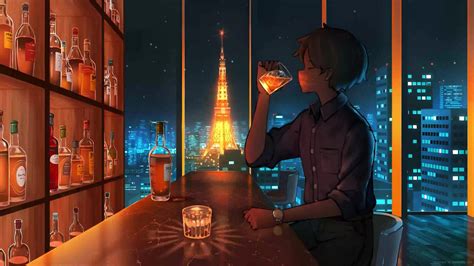 Anime Bar Wallpaper