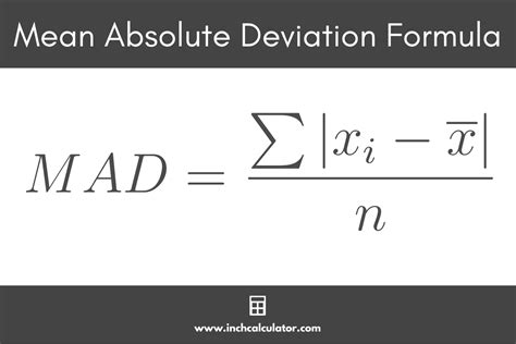 Mean Absolute Deviation Calculator - Find MAD - Inch Calculator