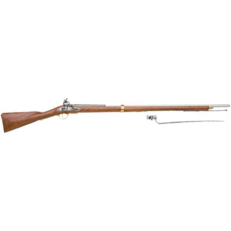 Militaria Non-Firing Replica British Brown Bess Musket With Bayonet ...