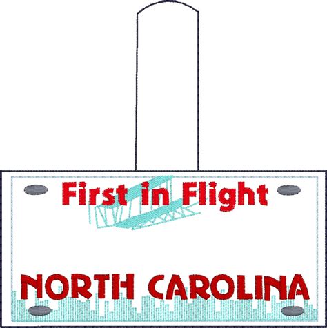 North Carolina State License Plate Design Make Your Own - Etsy