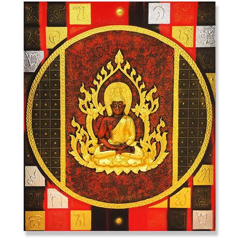 Best 3D Buddha wall art paintings online | Royal Thai Art