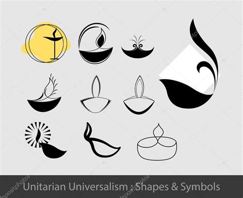 Unitarian Universalism Symbols — Stock Vector © baavli #111898798