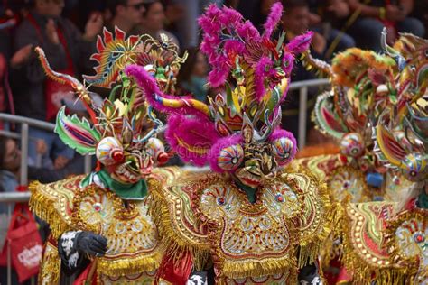 Diablada Dancers at the Oruro Carnival in Bolivia Editorial Stock Image ...