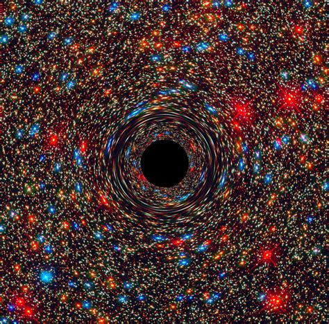 Black Hole Real Photo