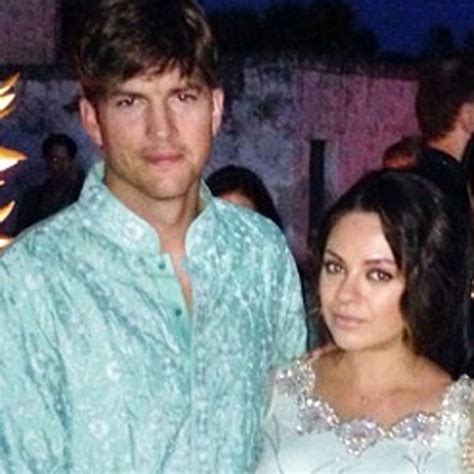 Ashton Kutcher and Mila Kunis at an Indian Wedding | Photos | POPSUGAR ...