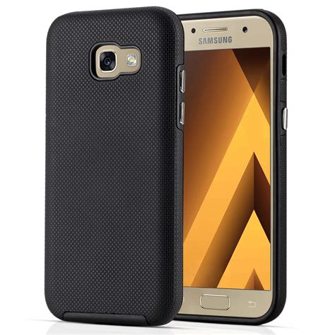 Samsung Galaxy A5 (2017) PC & TPU Textured Case - Black At Mobile Madhouse | Mobile Phone Cases ...