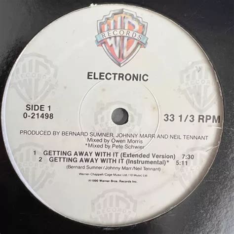 Electronic - Getting Away With It - 12'' Single Vinil Vz Us | MercadoLivre