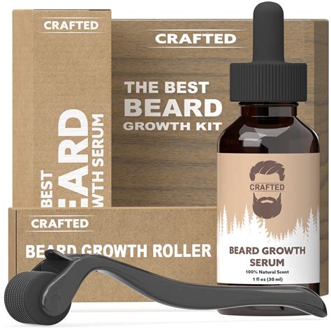 Buy Beard Growth Kit - Hair Serum - Beard Growth Oil and Beard Roller - Stimulate Beard Hair ...