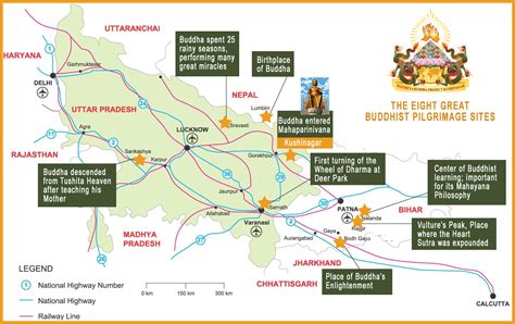 Buddhist Pilgrimage Map