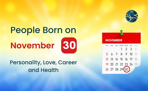 People Born on November 30 Personality, Love, Career, And Health