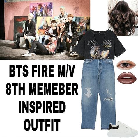 ParkSmithJane в Instagram: «《Bts Fire M/V 8th member inspired outfit 💜 ...