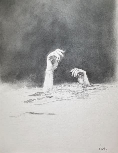 "Drowning " by Lucinda Leveille. Paintings for Sale. Bluethumb - Online ...