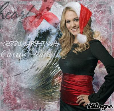 Merry Christmas! Carrie Underwood! Picture #118555390 | Blingee.com